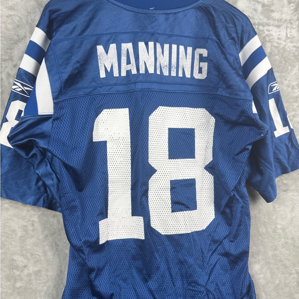 Vintage Rebook Peyton Manning‎ Indianapolis Colts Jersey Home #18 Mens Small Y2K